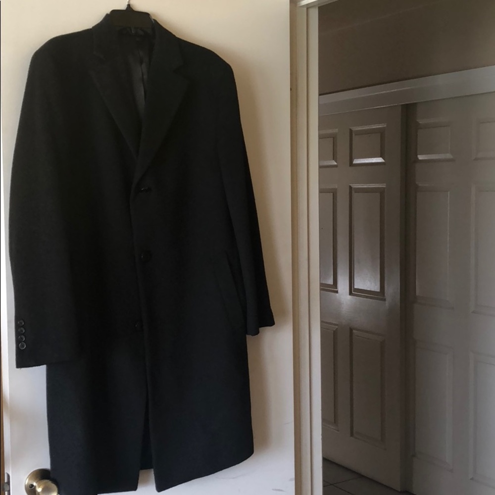 Stafford essential long pea coat